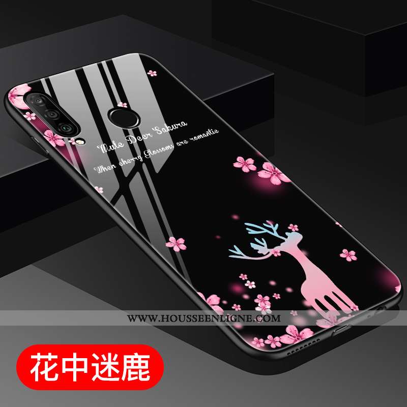 Étui Huawei P30 Lite Personnalité Tendance Incassable Tout Compris Jeunesse Clair Verre Violet