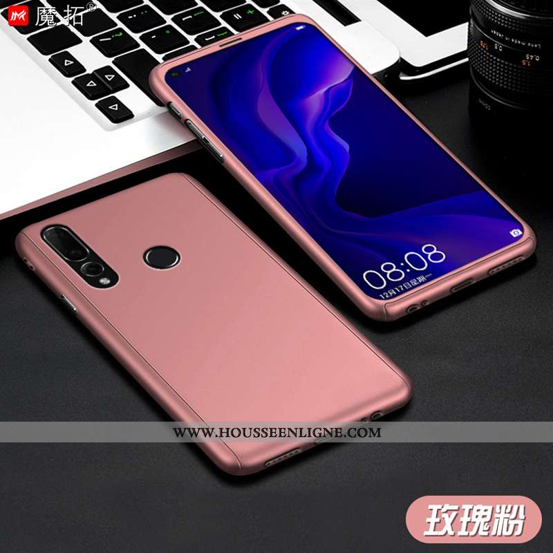 Étui Huawei P30 Lite Protection Délavé En Daim Coque Personnalité Or Tout Compris Incassable Doré