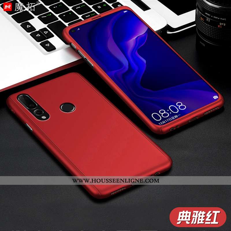 Étui Huawei P30 Lite Protection Délavé En Daim Coque Personnalité Or Tout Compris Incassable Doré