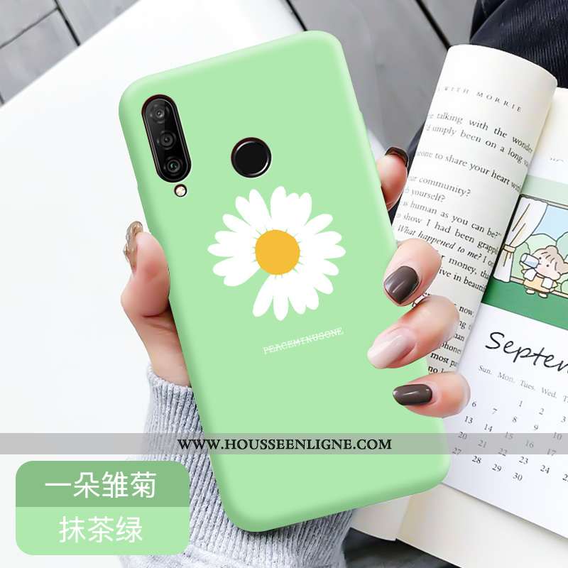 Étui Huawei P30 Lite Protection Personnalité Dragon Mode Net Rouge Amoureux Silicone