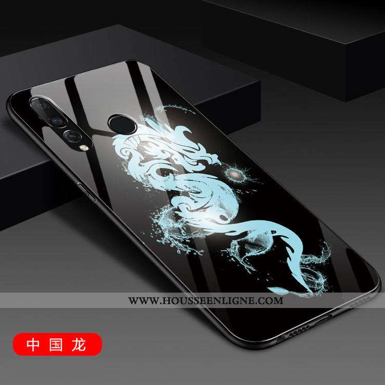 Étui Huawei P30 Lite Silicone Verre Rose Nouveau Personnalité Jeunesse Coque