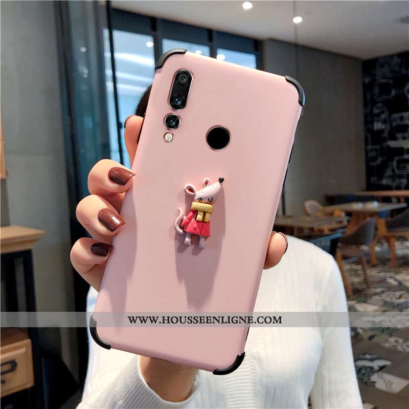 Étui Huawei P30 Lite Xl Charmant Silicone Bleu Dessin Animé Amoureux Frais Créatif