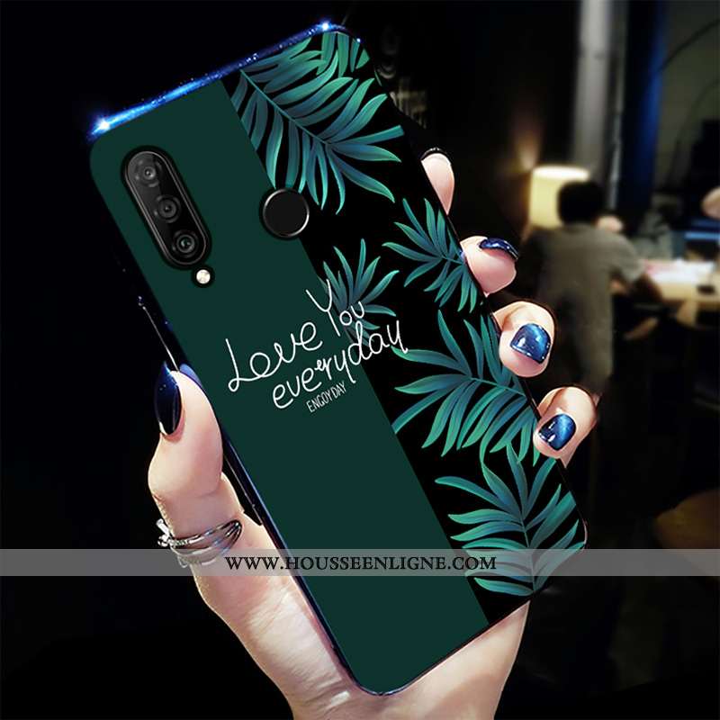 Étui Huawei P30 Lite Xl Créatif Tendance Tout Compris Légères Incassable Net Rouge Verte
