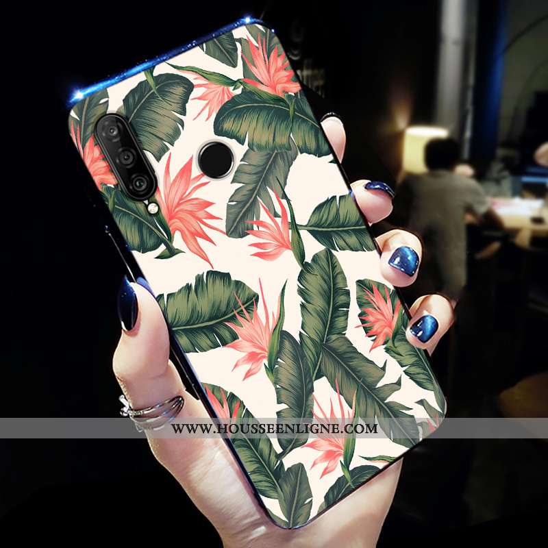 Étui Huawei P30 Lite Xl Créatif Tendance Tout Compris Légères Incassable Net Rouge Verte