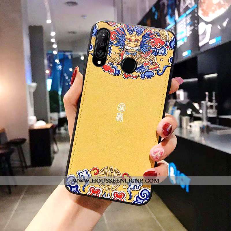 Étui Huawei P30 Lite Xl Cuir Modèle Fleurie Téléphone Portable Classiques Coque Tendance Tout Compri
