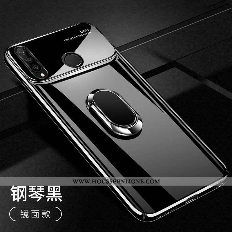 Étui Huawei P30 Lite Xl Légère Protection Miroir Tendance Noir Ultra