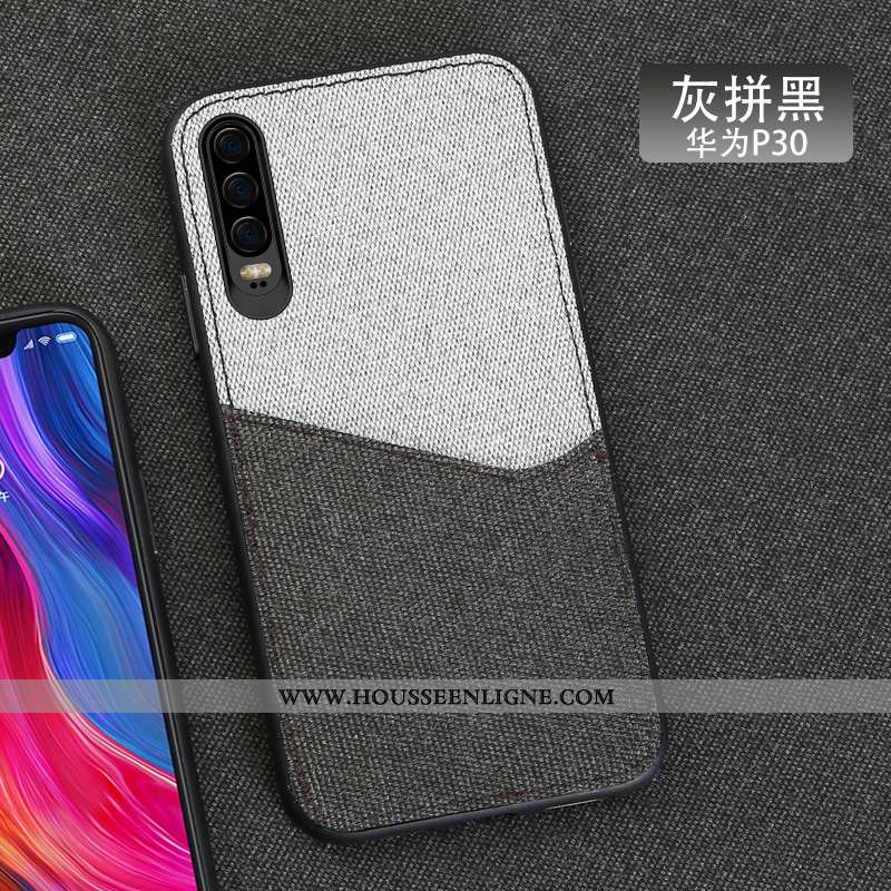 Étui Huawei P30 Luxe Personnalité Chauds Luxe Tout Compris Antidérapant Gris