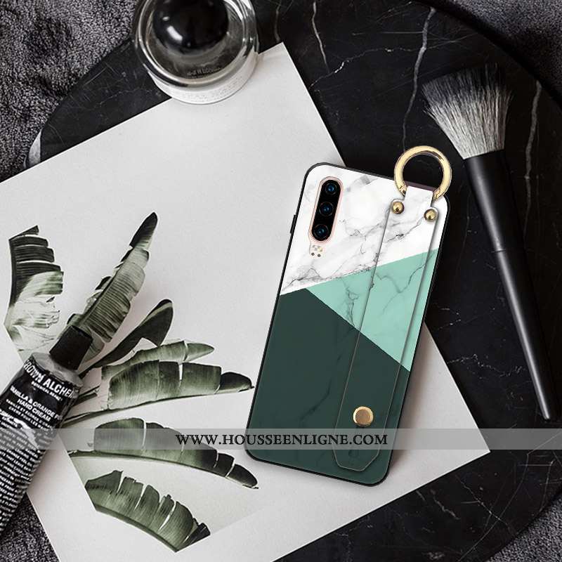 Étui Huawei P30 Ornements Suspendus Personnalité Vert Téléphone Portable Coque Cou Suspendu Verte