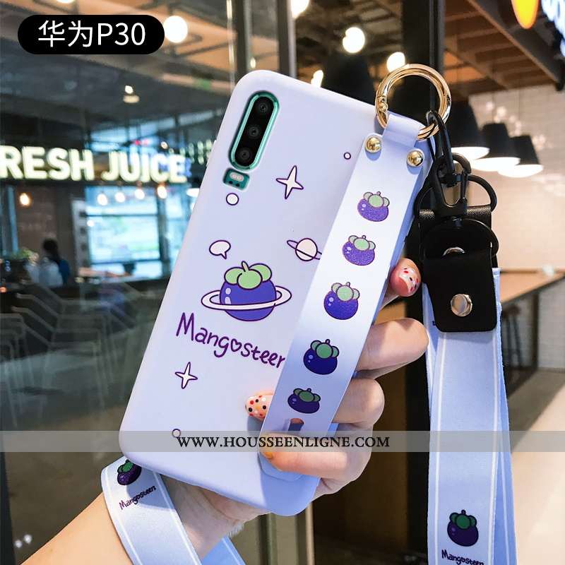 Étui Huawei P30 Personnalité Créatif Rouge Téléphone Portable Cou Suspendu Incassable