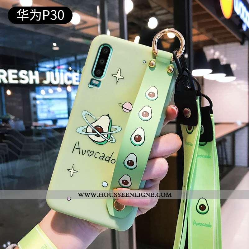Étui Huawei P30 Personnalité Créatif Rouge Téléphone Portable Cou Suspendu Incassable