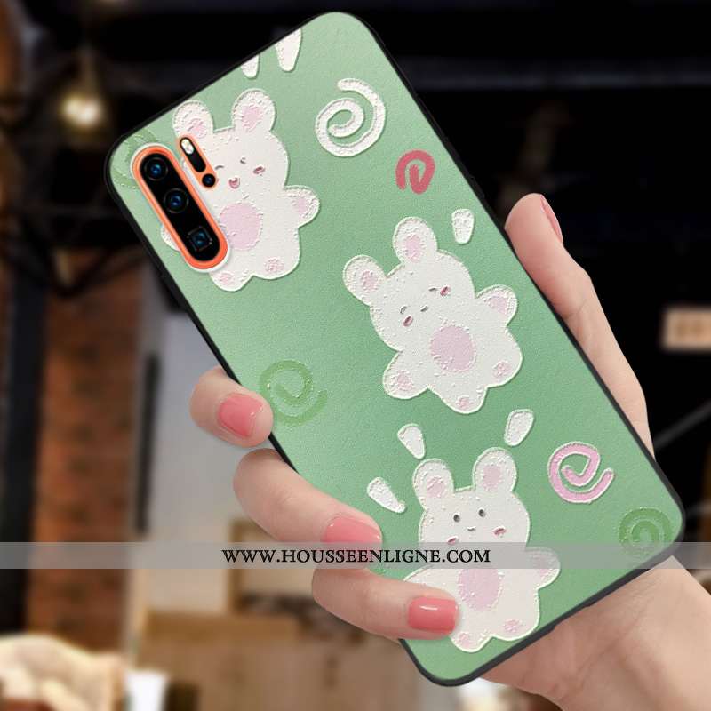 Étui Huawei P30 Pro Charmant Légère Frais Mode Nouveau Personnalité Tout Compris Verte