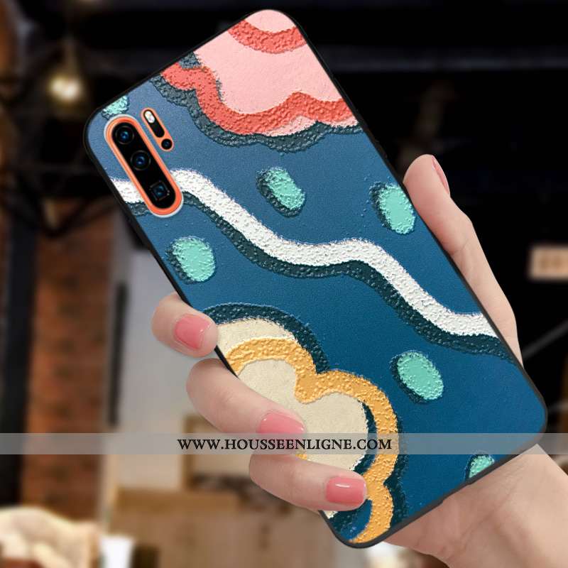 Étui Huawei P30 Pro Charmant Légère Frais Mode Nouveau Personnalité Tout Compris Verte