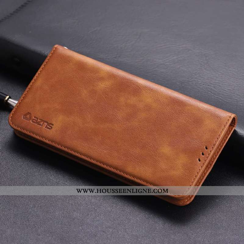 Étui Huawei P30 Pro Cuir Véritable Protection Téléphone Portable Tout Compris Carte Incassable Marro