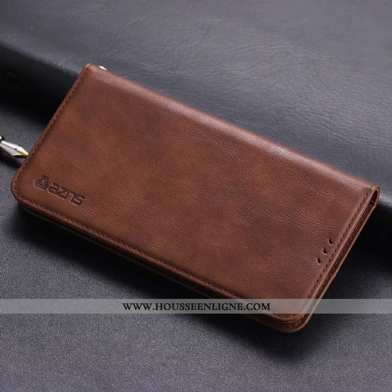 Étui Huawei P30 Pro Cuir Véritable Protection Téléphone Portable Tout Compris Carte Incassable Marro