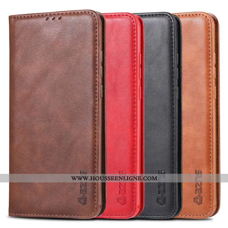 Étui Huawei P30 Pro Cuir Véritable Protection Téléphone Portable Tout Compris Carte Incassable Marro
