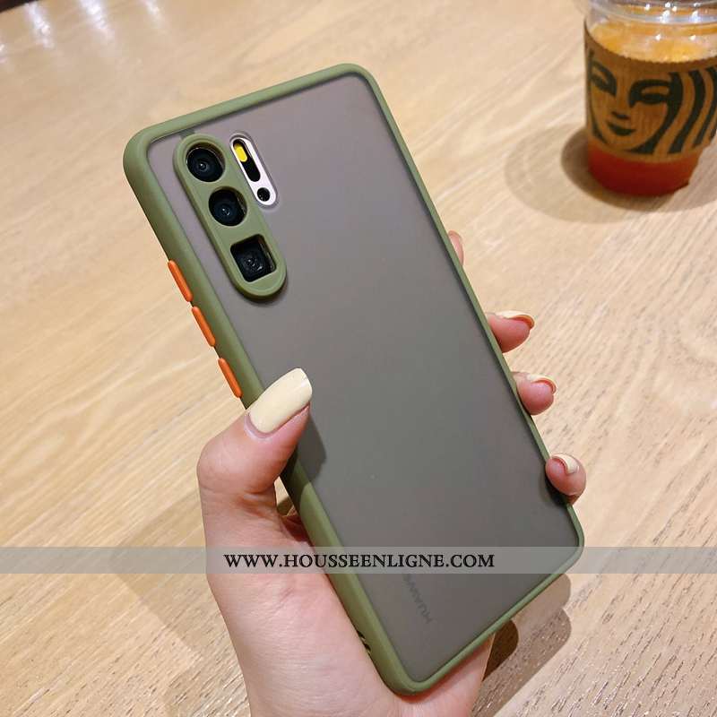 Étui Huawei P30 Pro Fluide Doux Silicone Téléphone Portable Mode Tendance Délavé En Daim Tout Compri