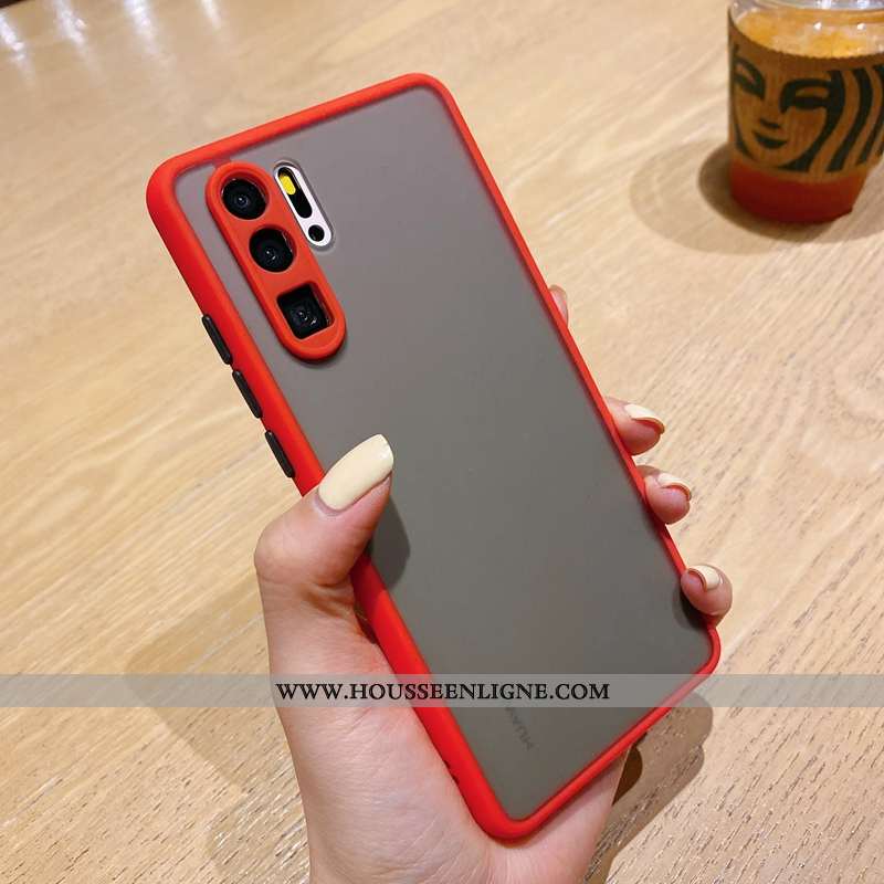 Étui Huawei P30 Pro Fluide Doux Silicone Téléphone Portable Mode Tendance Délavé En Daim Tout Compri
