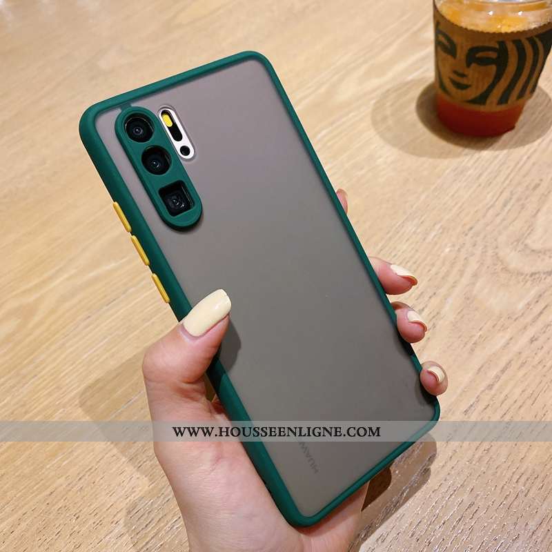Étui Huawei P30 Pro Fluide Doux Silicone Téléphone Portable Mode Tendance Délavé En Daim Tout Compri