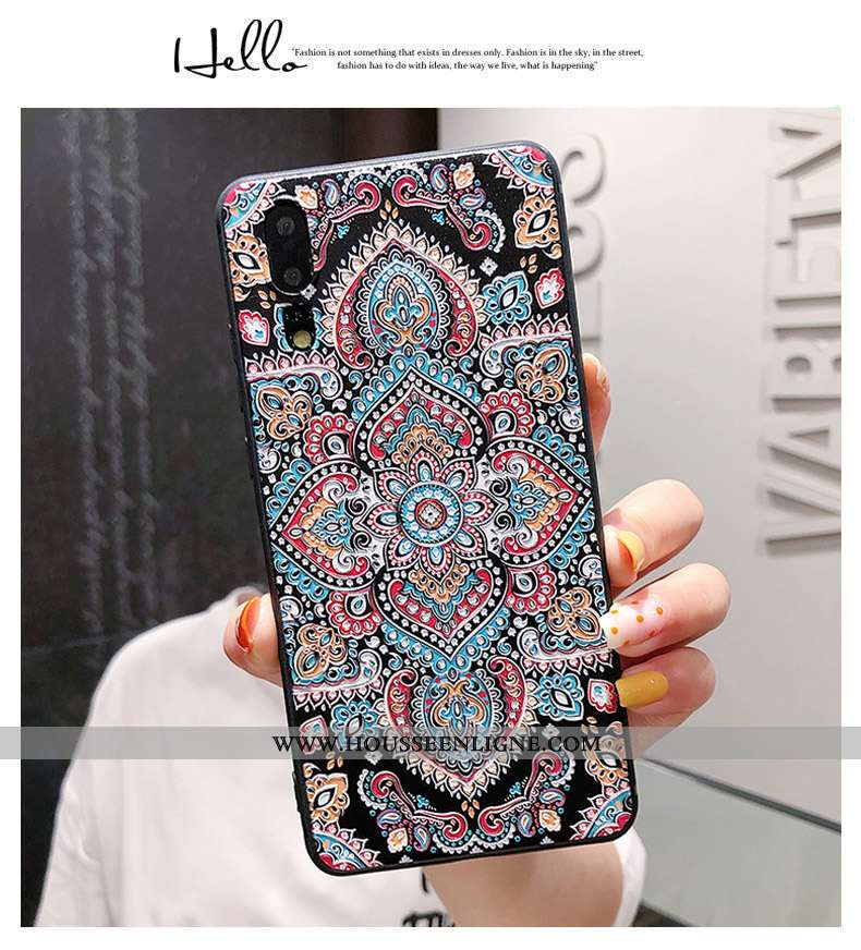 Étui Huawei P30 Pro Personnalité Créatif Légère Anneau Coque Légères Silicone Beige