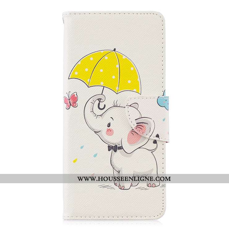 Étui Huawei P30 Pro Protection Dessin Animé Coque Tout Compris Cuir Téléphone Portable Noir
