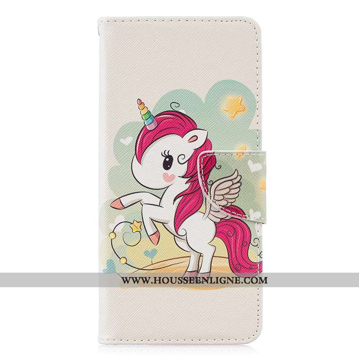 Étui Huawei P30 Pro Protection Dessin Animé Coque Tout Compris Cuir Téléphone Portable Noir