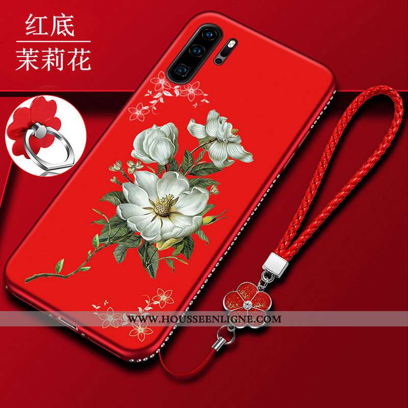 Étui Huawei P30 Pro Protection Délavé En Daim Téléphone Portable Tout Compris Coque Mode Incassable 
