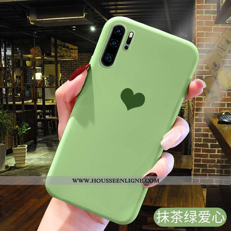 Étui Huawei P30 Pro Silicone Protection Bleu Téléphone Portable Fluide Doux Charmant Tendance