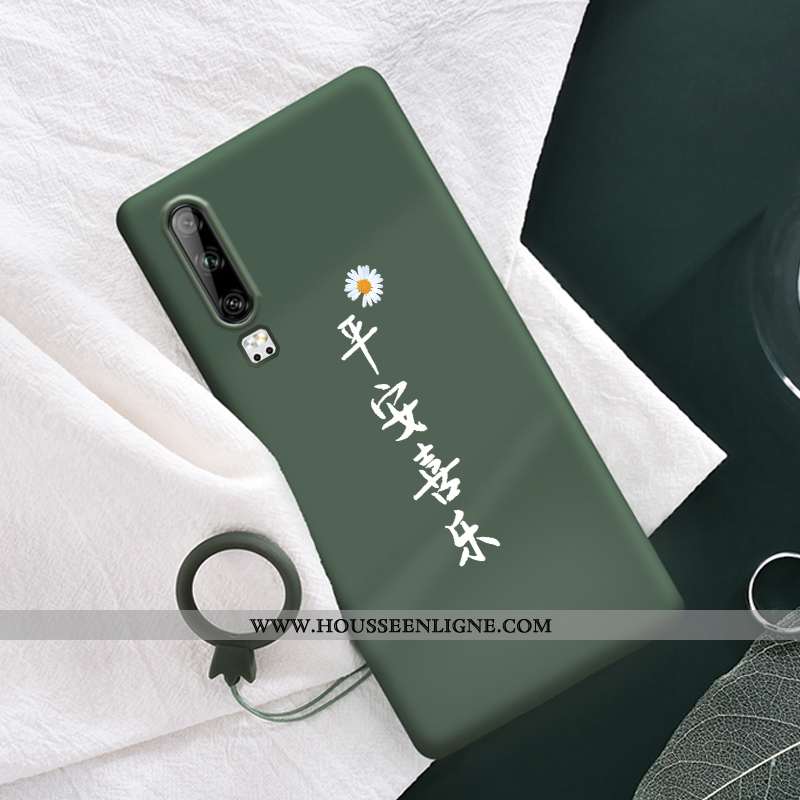 Étui Huawei P30 Protection Fluide Doux Silicone Coque Téléphone Portable Nouveau Petite Marguerite V