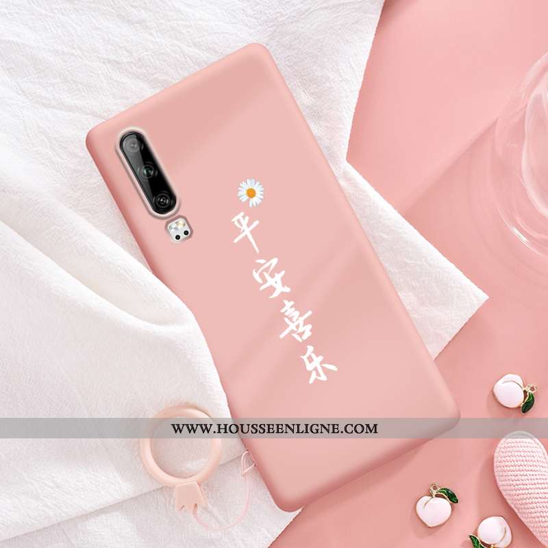 Étui Huawei P30 Protection Fluide Doux Silicone Coque Téléphone Portable Nouveau Petite Marguerite V
