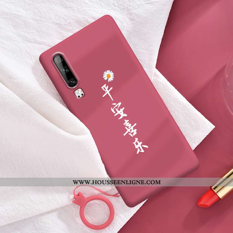 Étui Huawei P30 Protection Fluide Doux Silicone Coque Téléphone Portable Nouveau Petite Marguerite V