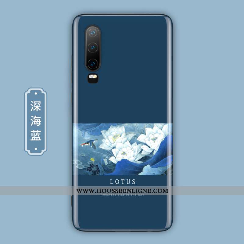 Étui Huawei P30 Protection Verre Style Chinois Tout Compris Net Rouge Ultra Téléphone Portable Verte