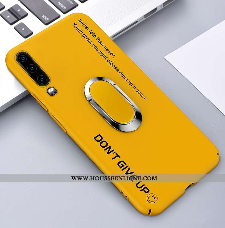 Étui Huawei P30 Tendance Légère Difficile Magnétisme Nouveau Ultra Protection Jaune