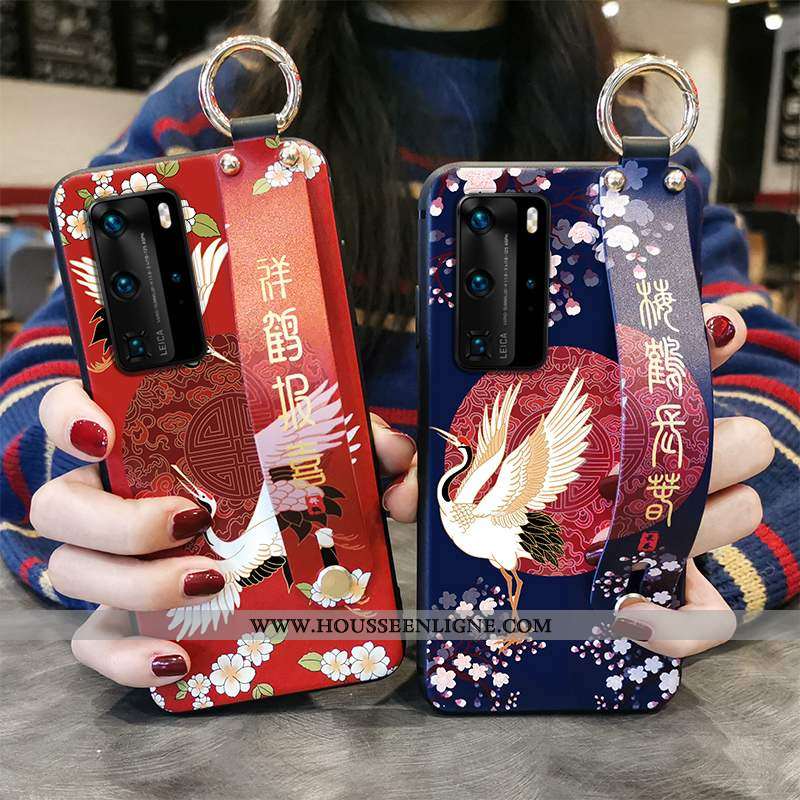 Étui Huawei P40 Fluide Doux Protection Téléphone Portable Vert Coque Armée Verte
