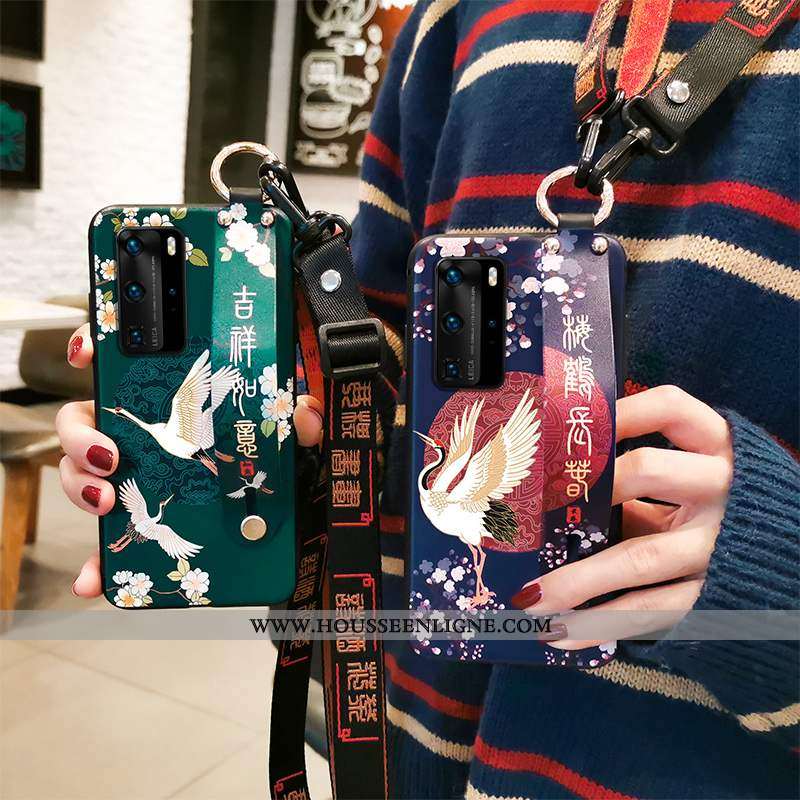 Étui Huawei P40 Fluide Doux Protection Téléphone Portable Vert Coque Armée Verte