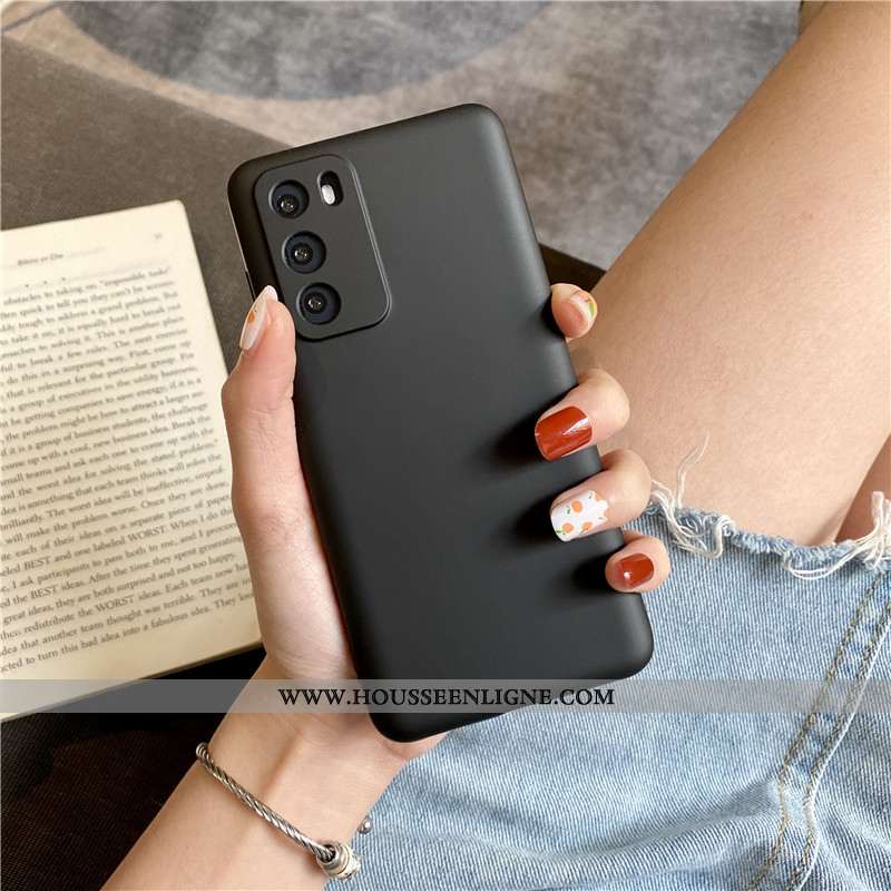 Étui Huawei P40 Fluide Doux Silicone Incassable Protection Légère Bleu Net Rouge