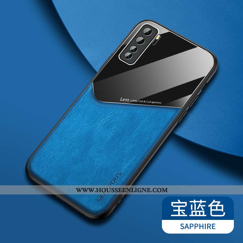 Étui Huawei P40 Lite 5g Cuir Modèle Fleurie Orange Tendance Coque Incassable