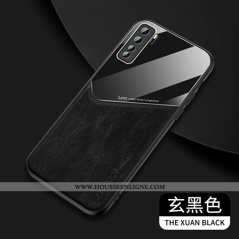 Étui Huawei P40 Lite 5g Cuir Modèle Fleurie Orange Tendance Coque Incassable
