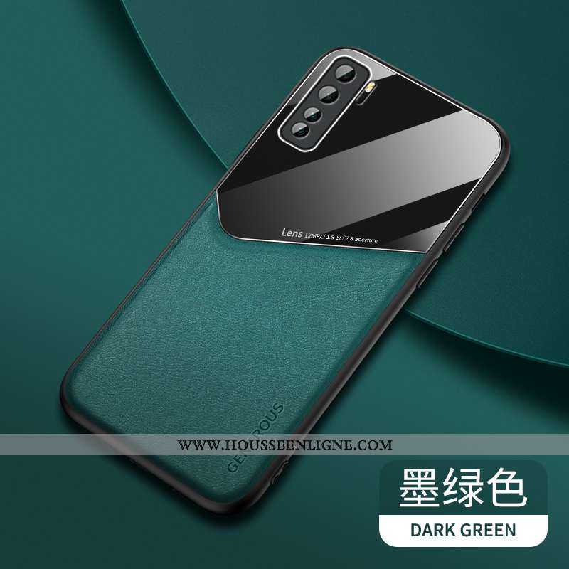 Étui Huawei P40 Lite 5g Cuir Modèle Fleurie Orange Tendance Coque Incassable
