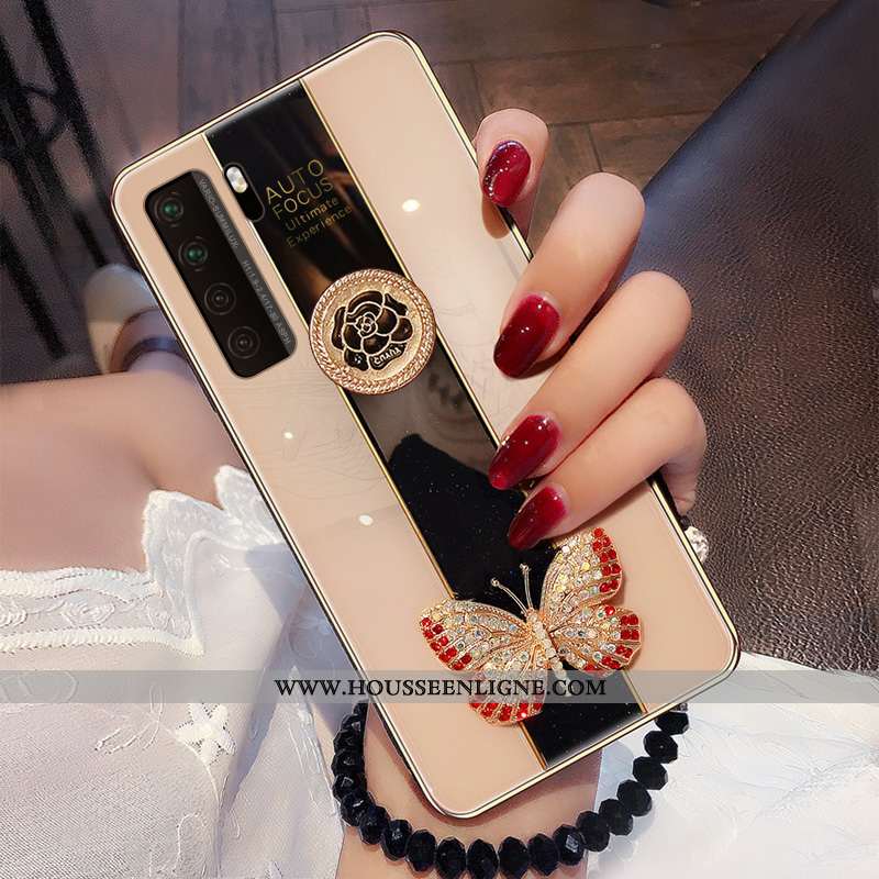 Étui Huawei P40 Lite 5g Luxe Ornements Suspendus Téléphone Portable Incassable Noir Tout Compris Flu