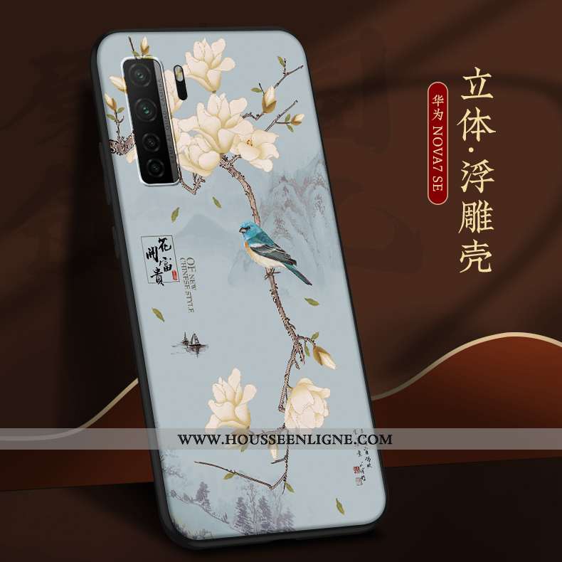 Étui Huawei P40 Lite 5g Légère Fluide Doux Téléphone Portable Tout Compris Nouveau Coque Beige
