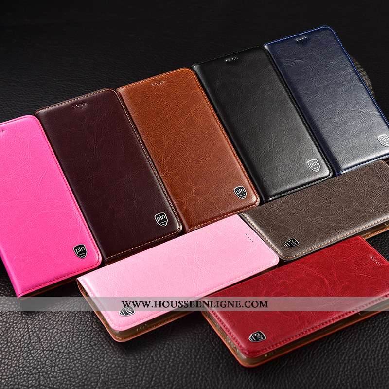 Étui Huawei P40 Lite 5g Modèle Fleurie Protection Incassable Rouge Tout Compris Cuir Véritable Rose