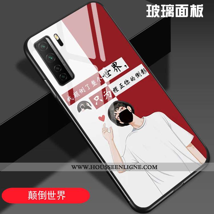 Étui Huawei P40 Lite 5g Personnalité Créatif Mode Rouge Tendance Téléphone Portable Coque