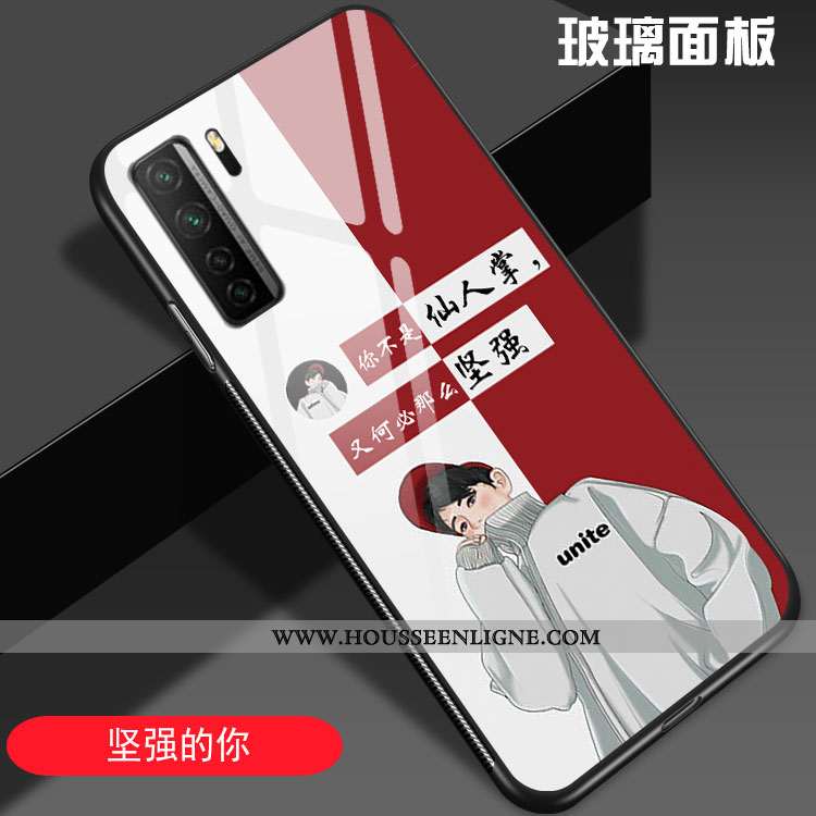 Étui Huawei P40 Lite 5g Personnalité Créatif Mode Rouge Tendance Téléphone Portable Coque