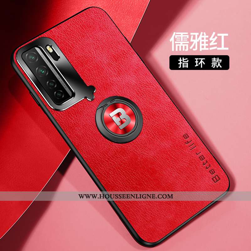 Étui Huawei P40 Lite 5g Protection Luxe Vert Net Rouge Modèle Fleurie Incassable Verte