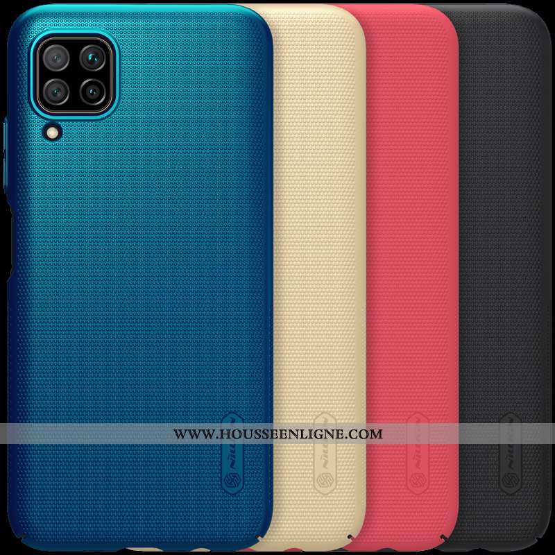 Étui Huawei P40 Lite Délavé En Daim Légère Coque Protection Sentir Difficile Bleu Foncé