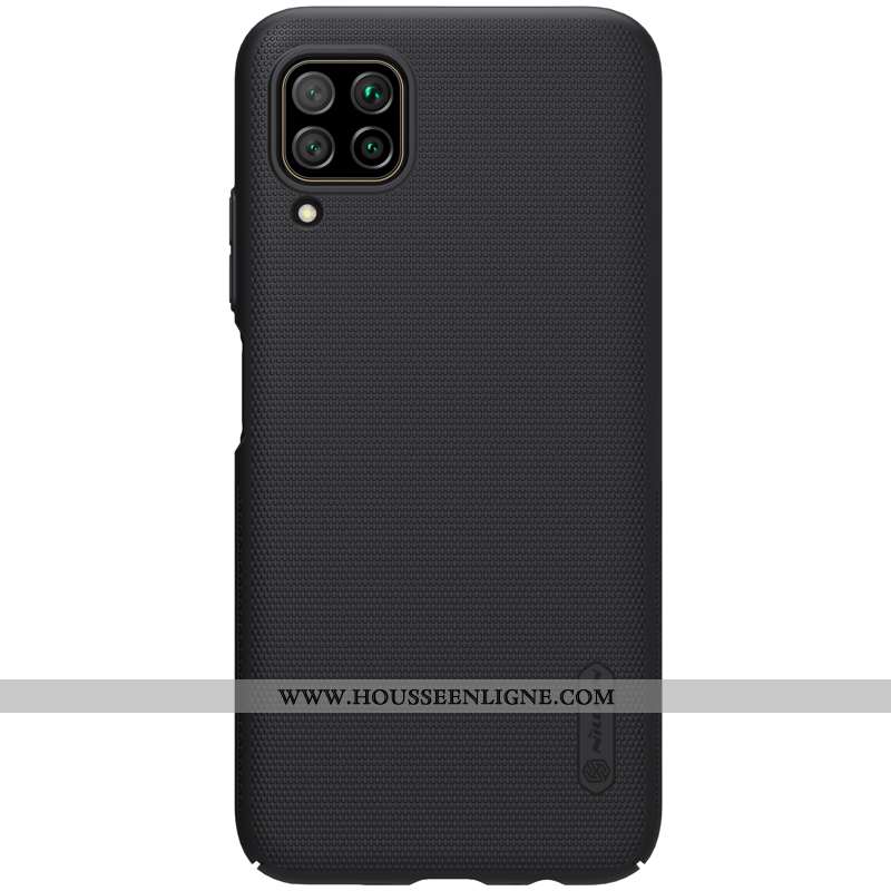 Étui Huawei P40 Lite Délavé En Daim Légère Coque Protection Sentir Difficile Bleu Foncé