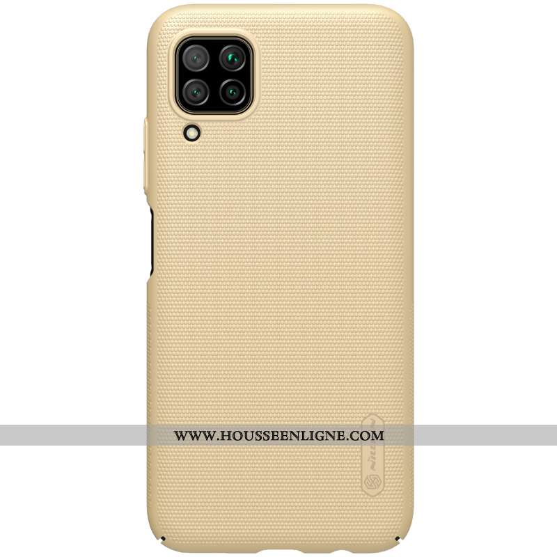 Étui Huawei P40 Lite Délavé En Daim Légère Coque Protection Sentir Difficile Bleu Foncé