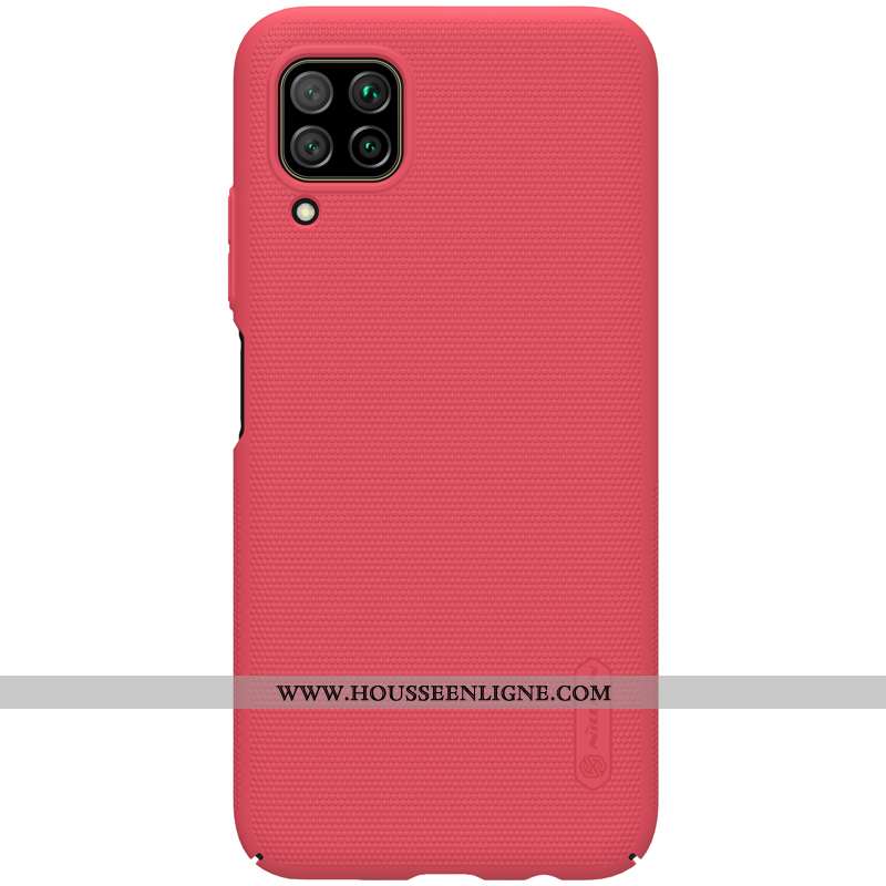 Étui Huawei P40 Lite Délavé En Daim Légère Coque Protection Sentir Difficile Bleu Foncé