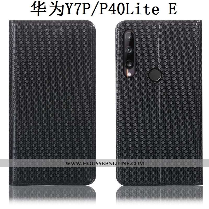 Étui Huawei P40 Lite E Cuir Véritable Modèle Fleurie Incassable Protection Téléphone Portable Tout C