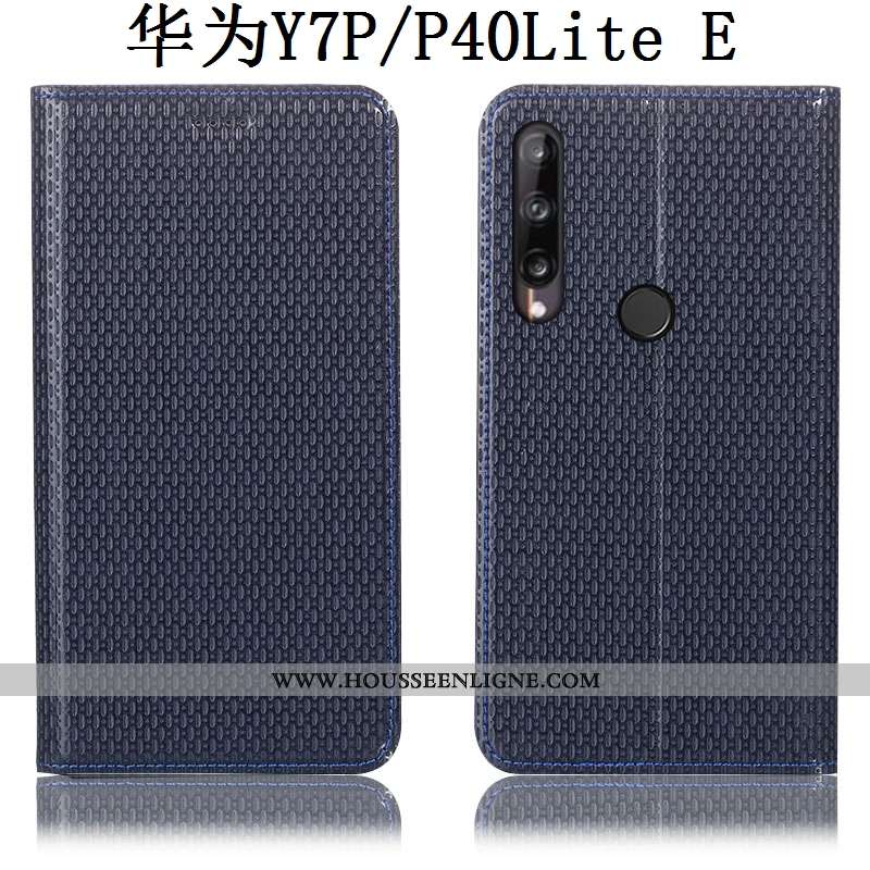 Étui Huawei P40 Lite E Cuir Véritable Modèle Fleurie Incassable Protection Téléphone Portable Tout C